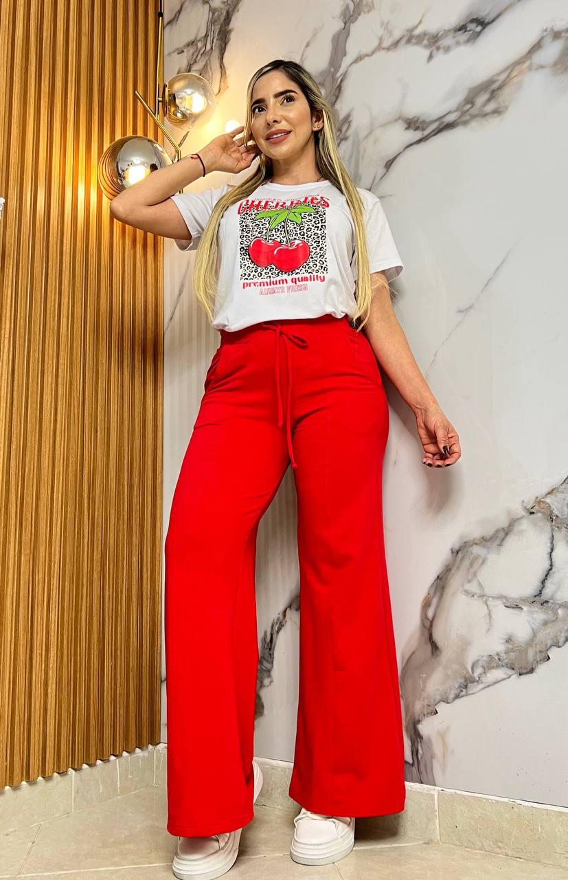 Conjunto bota campana cereza Ref: 2267